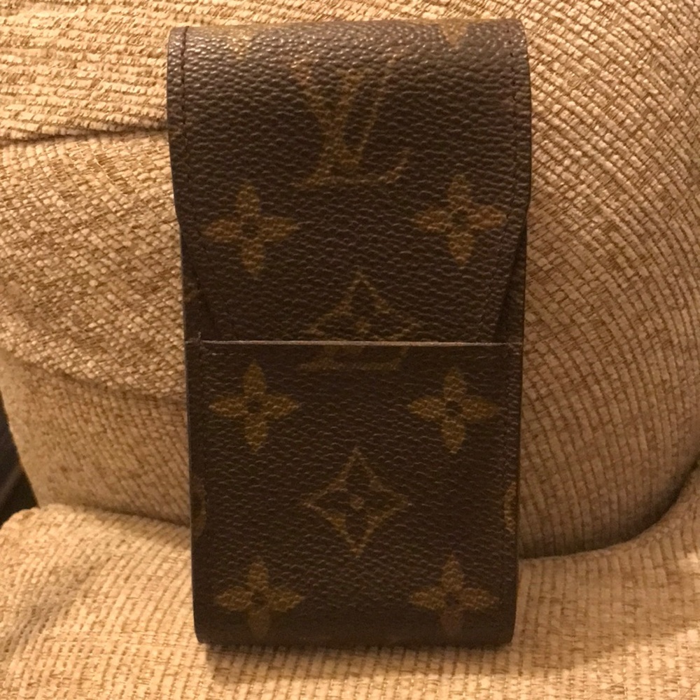 Authentic Louis Vuitton Monogram Etui Cigarette case
